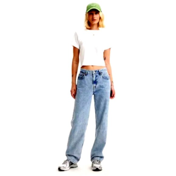 Levi's Low Pro Straight Blue Jeans 31x30 tagged sz 28 #117R - Picture 1 of 11